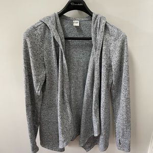 Old Navy Active Gray Hooded Cardigan